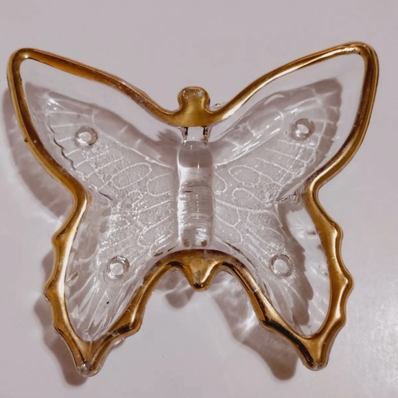 Vintage Butterfly Trinket Dish Set of 4 - Picture 10 of 12